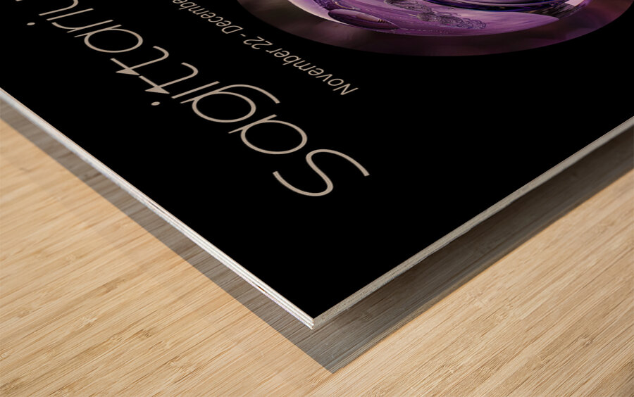 Sagittarius Wood print