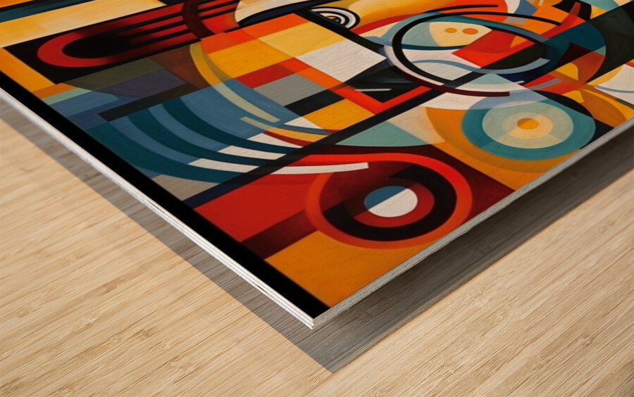 Confluence of Thought Wood print