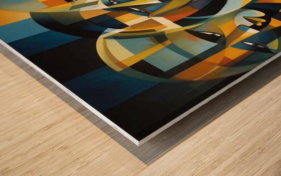 Veil of Reflections Wood print