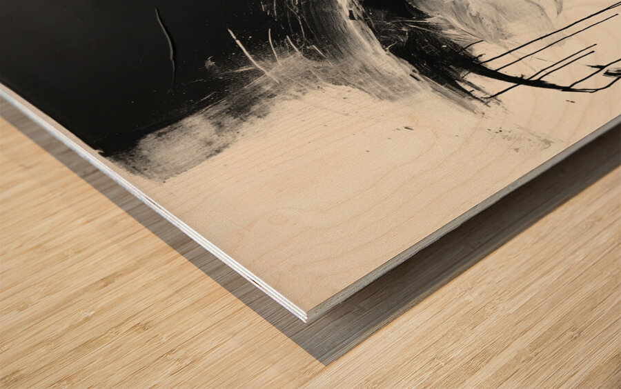 Void of Reflection Wood print