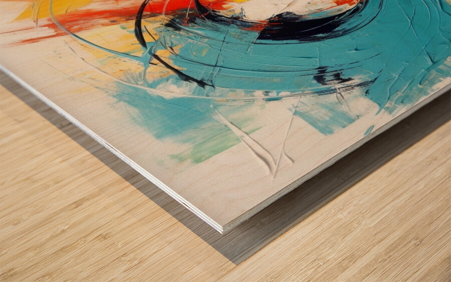 Celestial Confluence Wood print