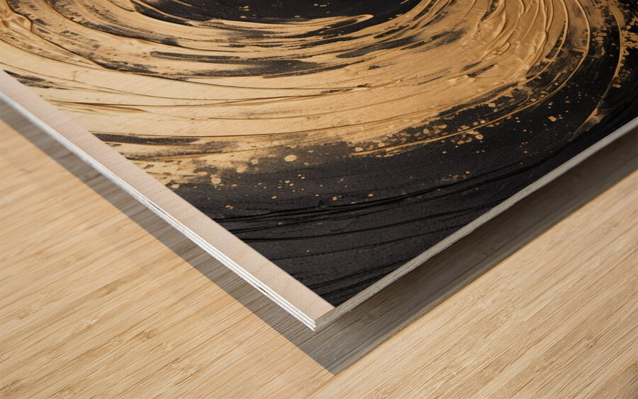 Ephemeral Echoes Wood print