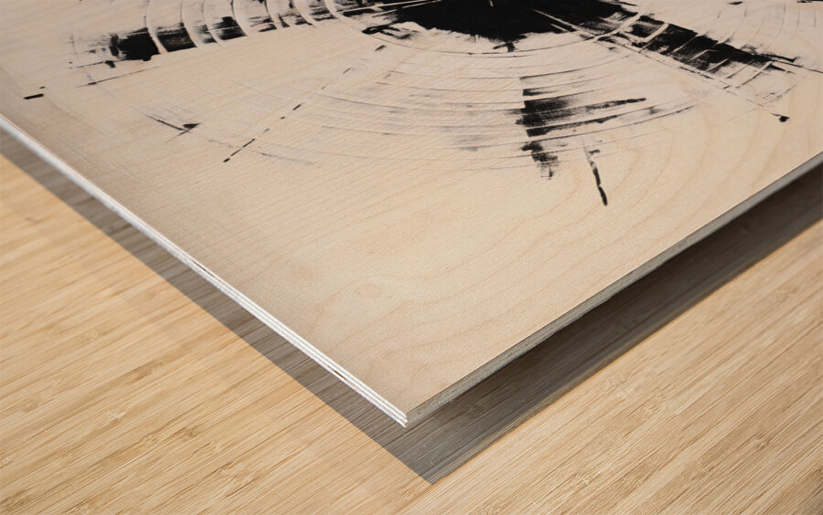 Ephemeral Echoes Wood print