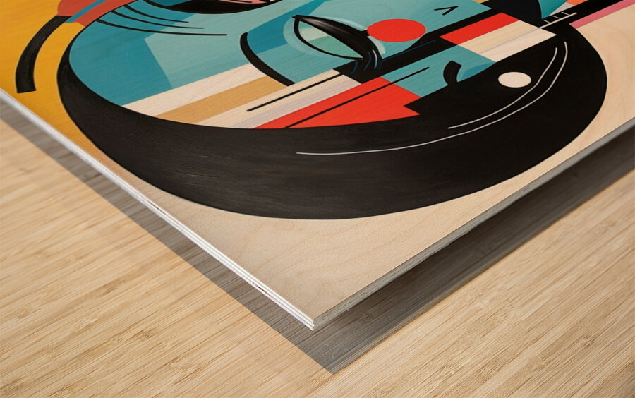 Reflections of the Modern Muse Wood print