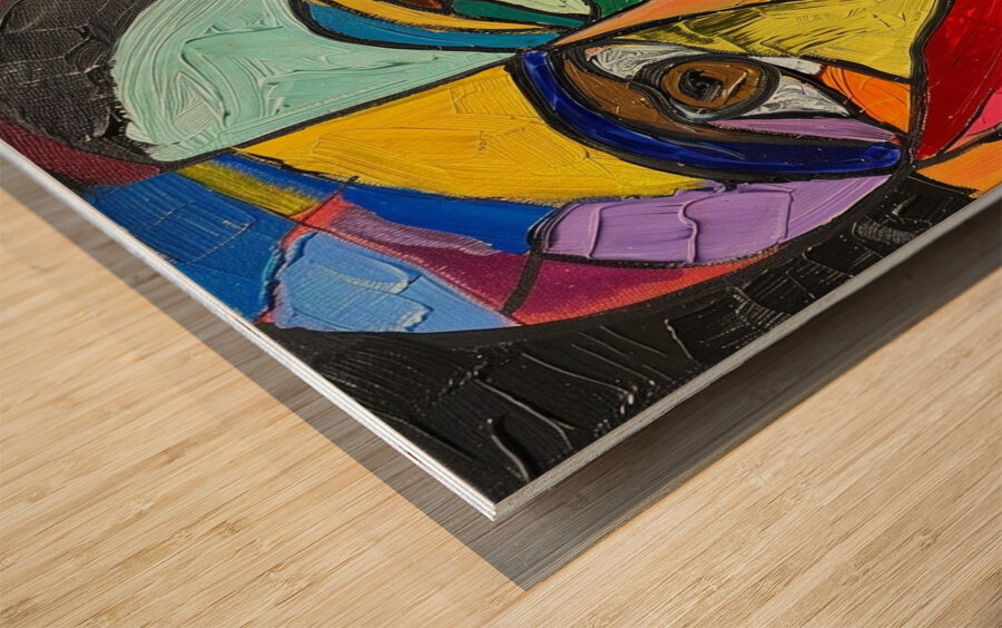 Fragmented Self Wood print