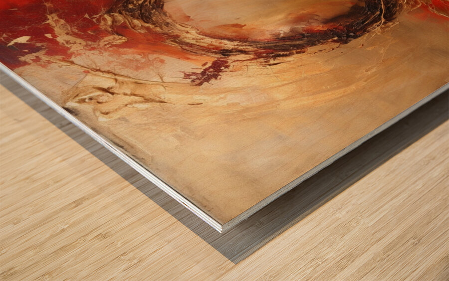 Whirlwind of Creation Wood print