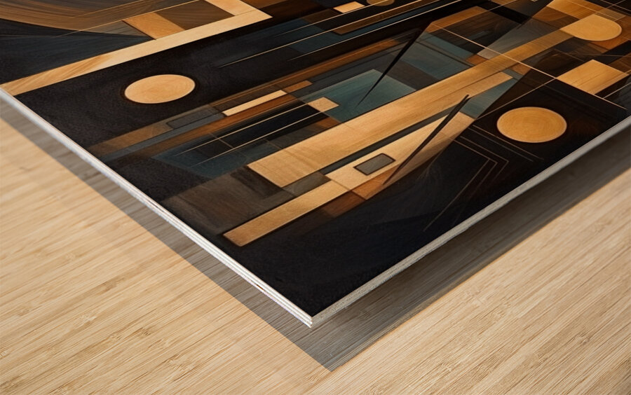 Metropolis at Dawn Wood print