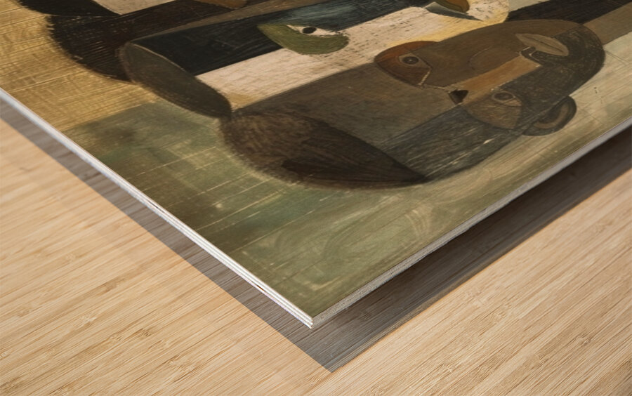 Faces of Unity Wood print