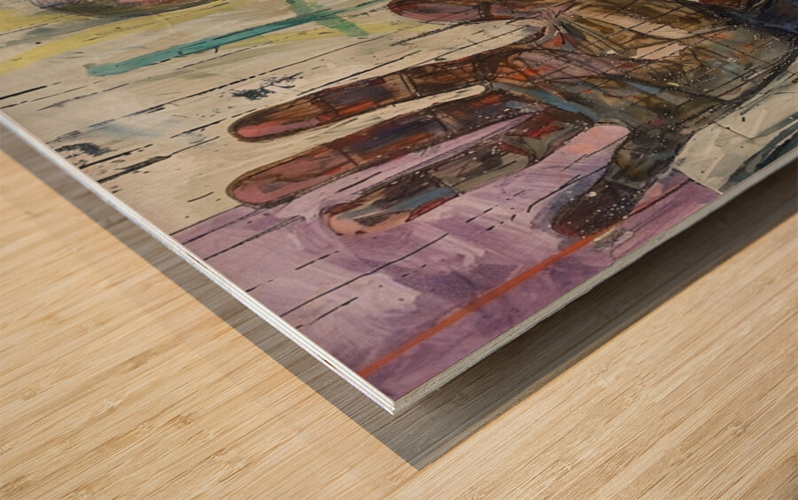 Echoes of Experience Wood print