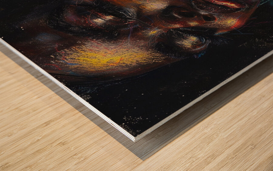 Silent Resilience Wood print