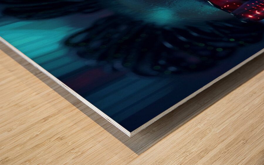 Luminous Vision Wood print