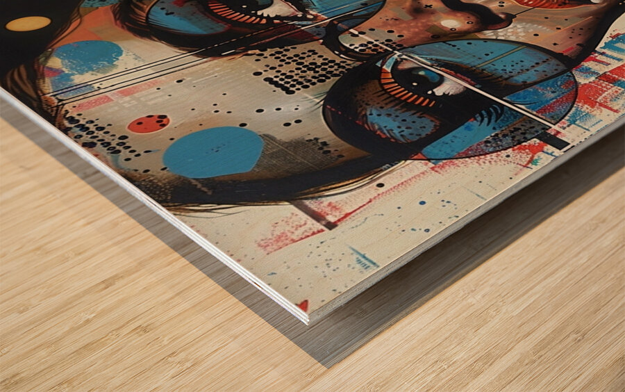 Modern Muse Wood print