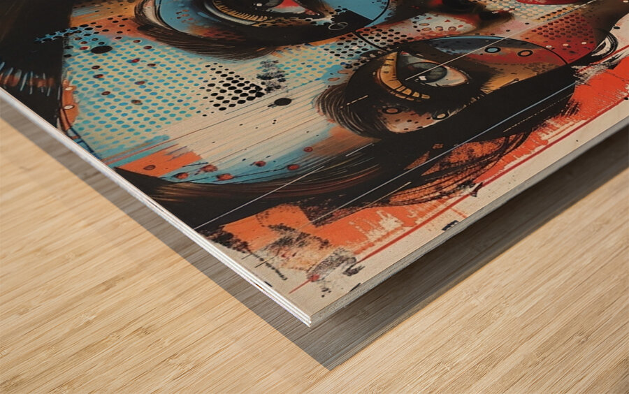 Modern Visionary Wood print