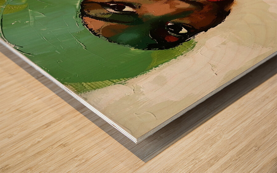 Vivid Grace Wood print