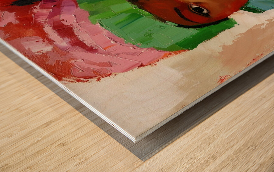 Winter Warmth Wood print