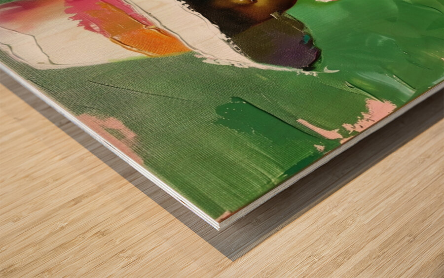 Elegance in the Shade Wood print