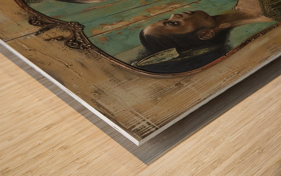 Double Vision Wood print