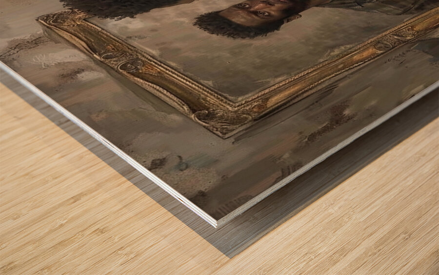 Echoes of Reality Wood print