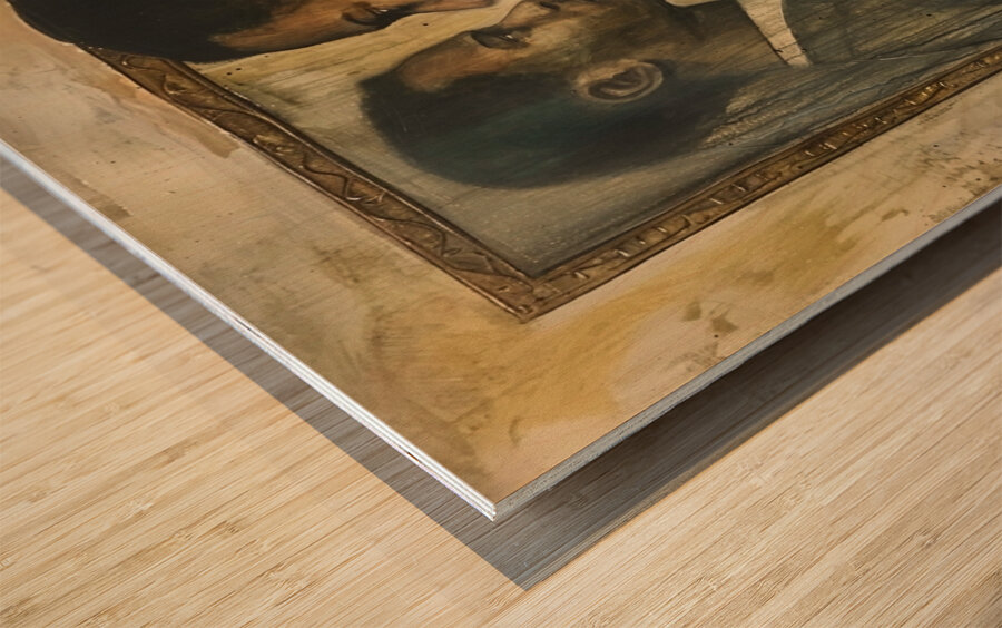 Mirror of Resolve Wood print