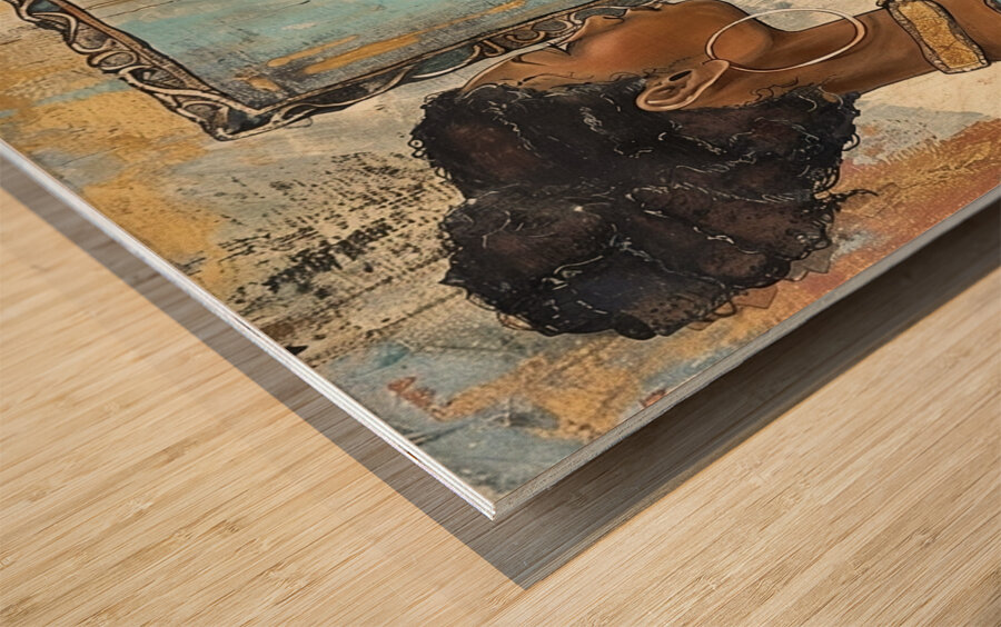 Grace and Poise Wood print