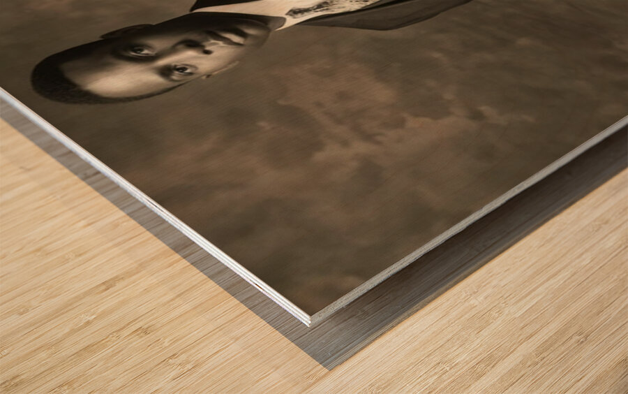 Classic Gentleman Wood print