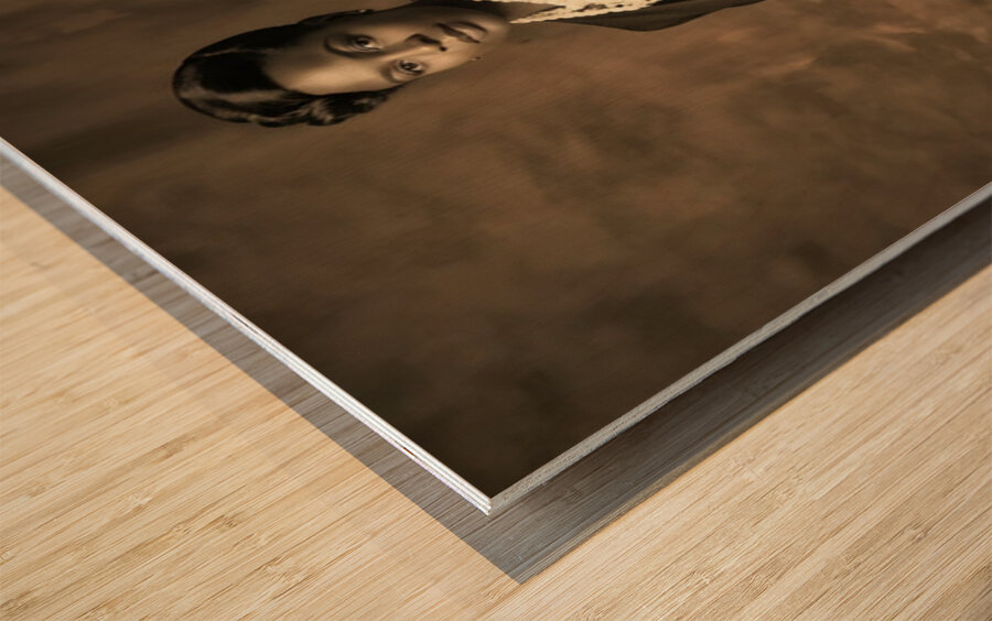 Regal Poise Wood print