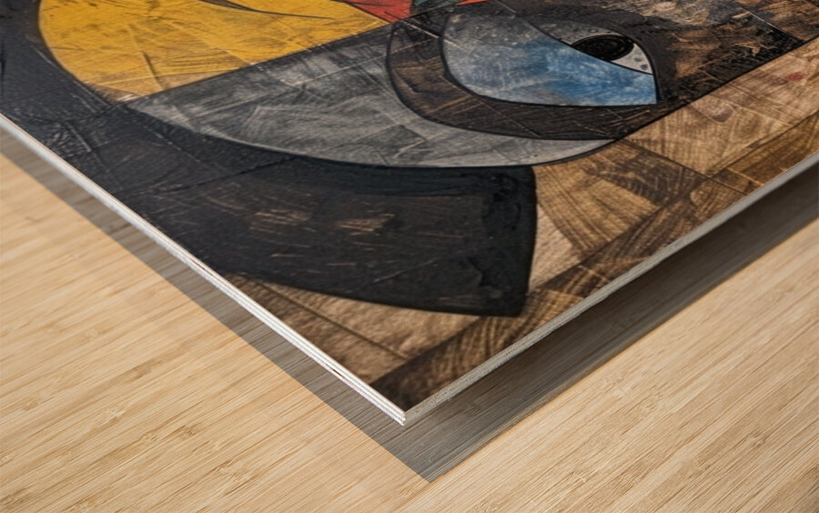 Mosaic of Reflection Wood print