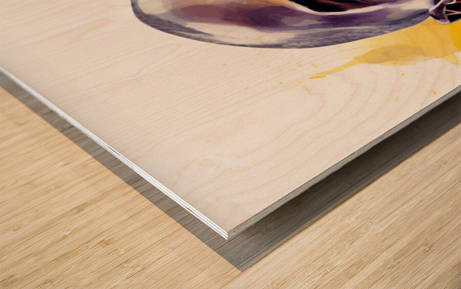 Ascendant Hero Wood print