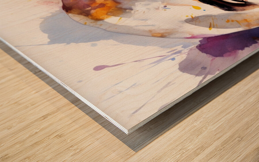 Radiant Warrior Wood print