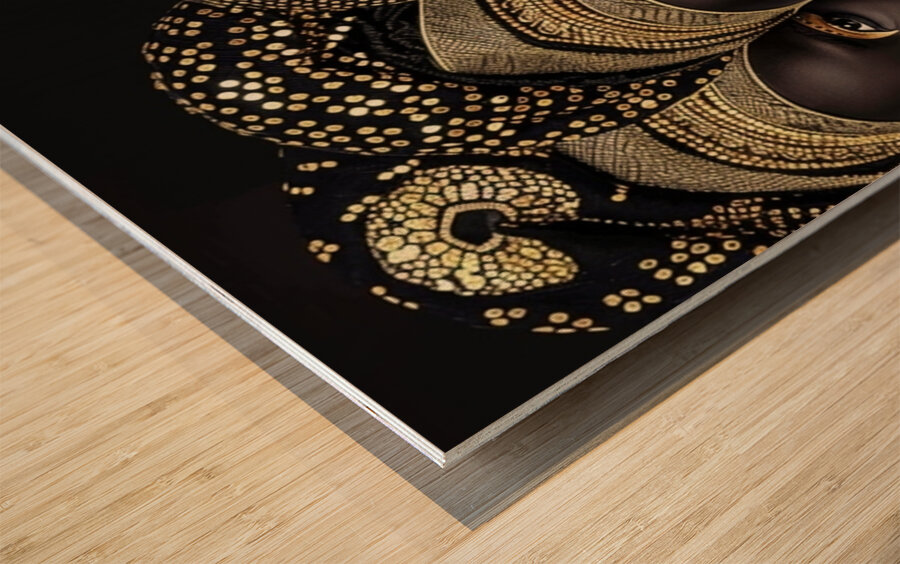 Triumphant Sisters Wood print