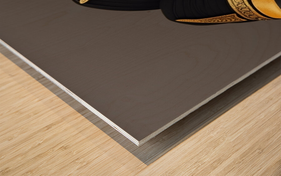 Twin Guardians Wood print