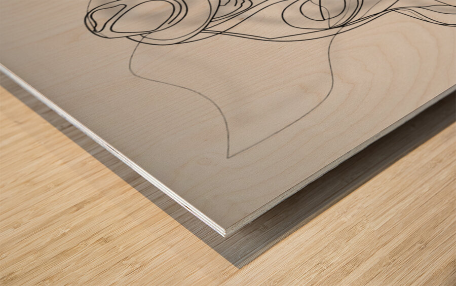 Swinging in Style Wood print