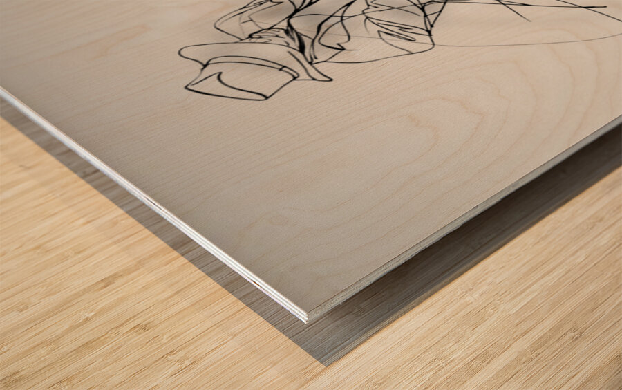 Rhythmic Reverie Wood print