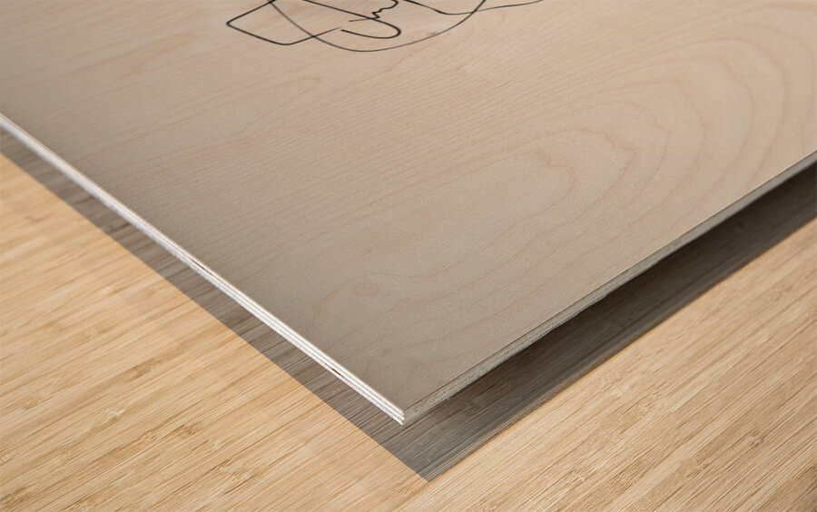 Midnight Serenade Wood print