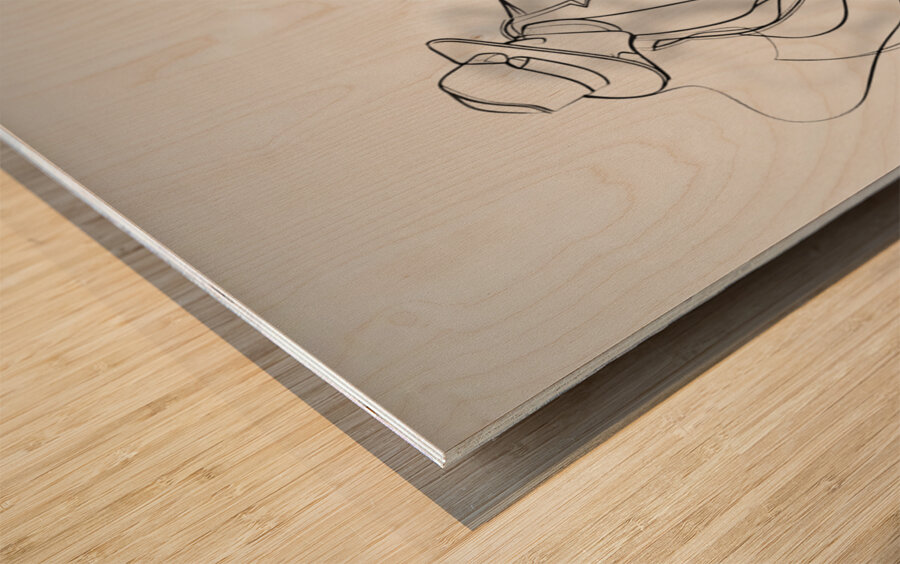 Urban Jazz Grooves Wood print