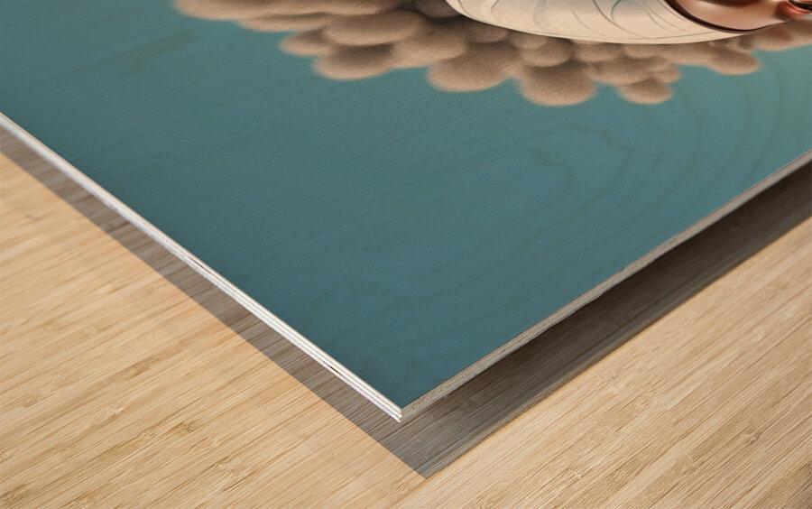 Desert Vanguard Wood print