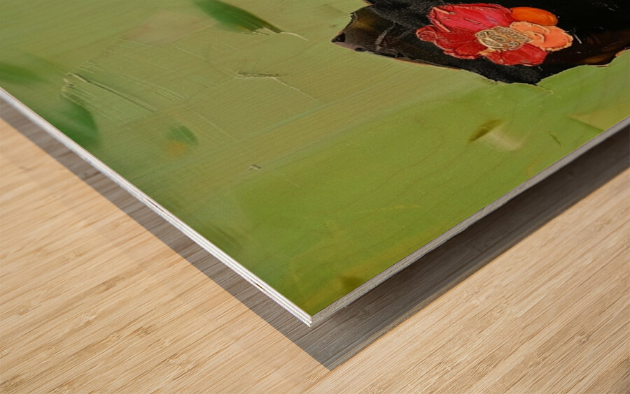 Ethereal Serenity Wood print