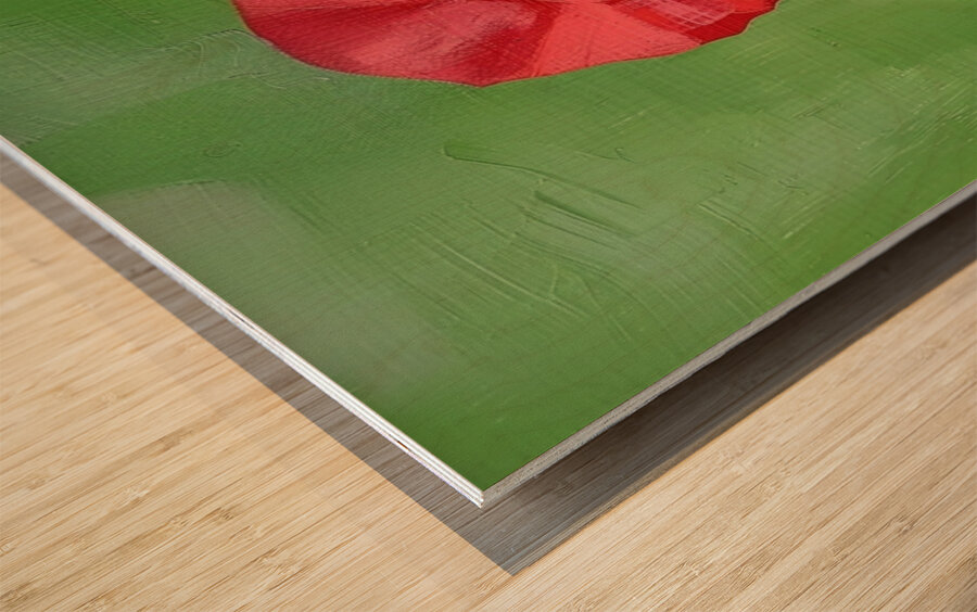 Emerald Grace Wood print