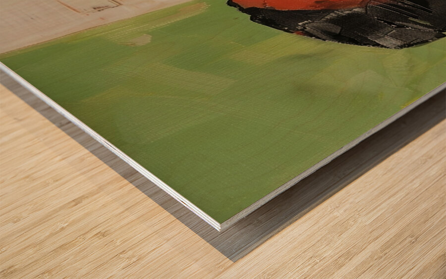 Radiant Elegance Wood print