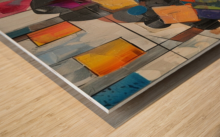 Imani The Bold Wood print