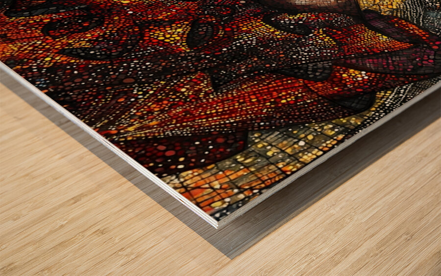 Midnight Tango Wood print