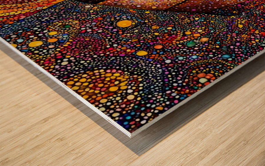 Spectrum of Elegance Wood print