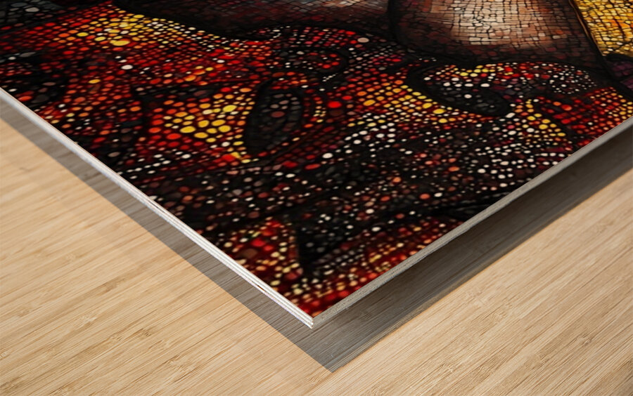 Ember Waltz Wood print