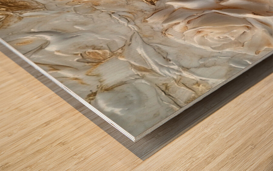 Bloom in Opulence Wood print