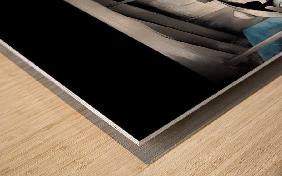 Porchside Echoes Wood print