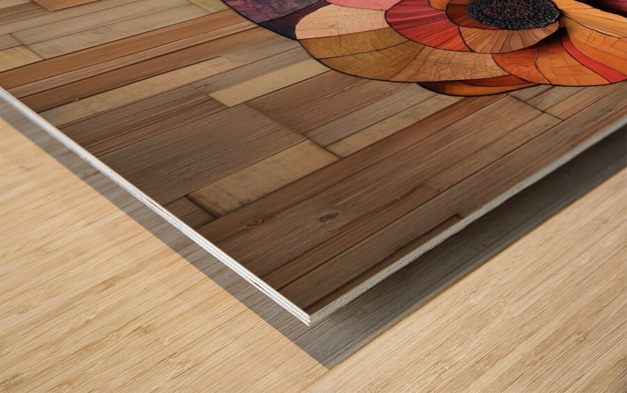 Petals of Sovereignty Wood print