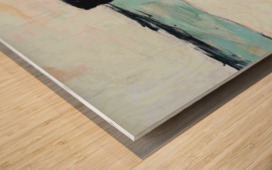 She Walked With Quiet Fire Wood print