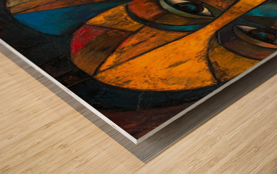 The Echo in Three Wood print