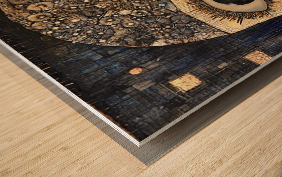 Celestial Memory Wood print