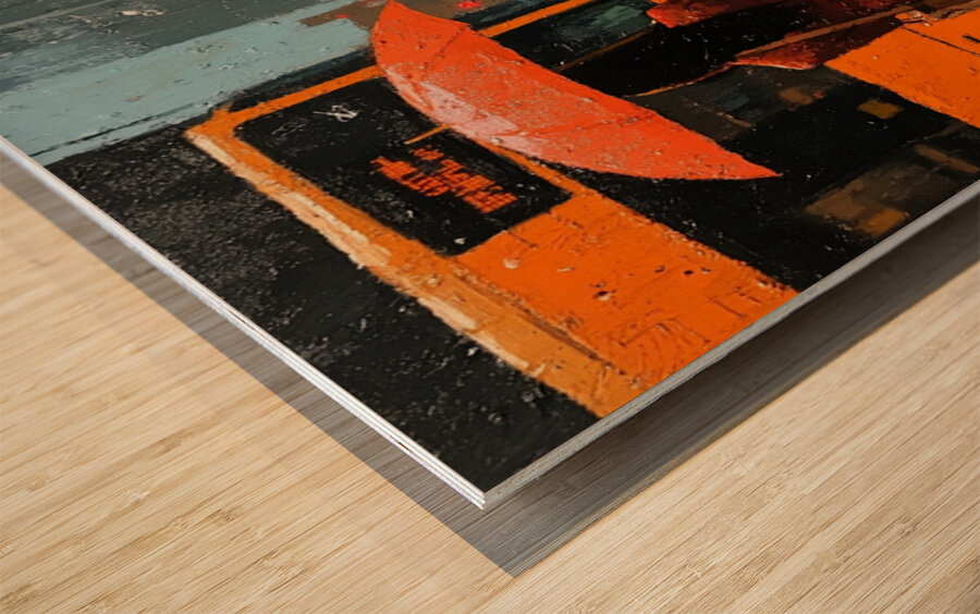 She Waited in Colo Wood print